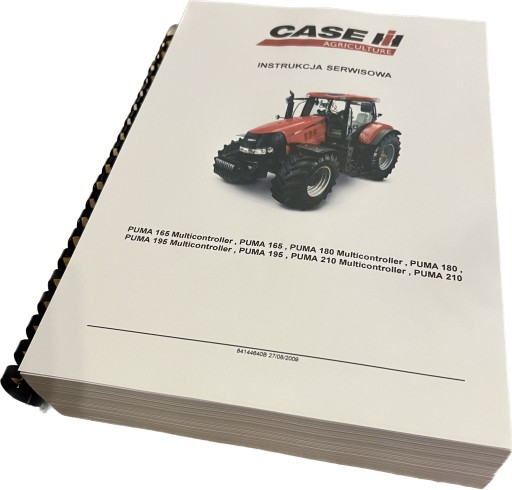 Case Puma 165, 180, 195, 210, руководство по ремонту