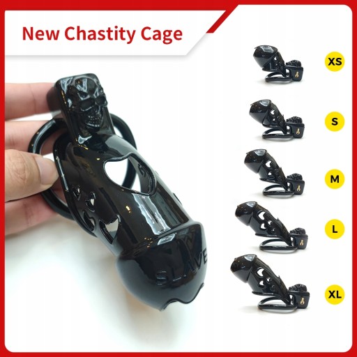 Клітка цнотливості Чорне серце Череп Півень Кейдж Sla