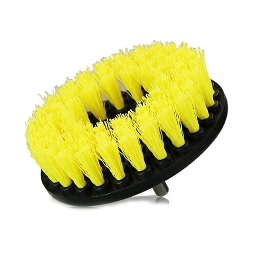 Chemical Guys Carpet Brush Medium Yellow - щітка для миття оббивки і d