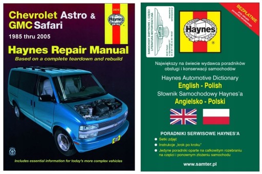 Руководство по ремонту Chevrolet Astro & GMC Safari 1985-2005 Haynes + 24 часа БЕСПЛАТНО