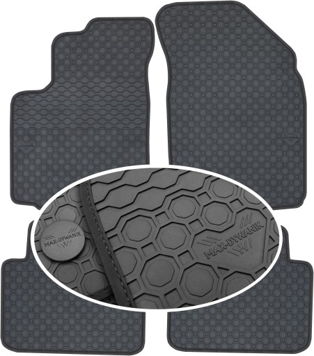 Гумові килимки Chevrolet Aveo II SD 2008-2011 PrimeLiner - Чорні