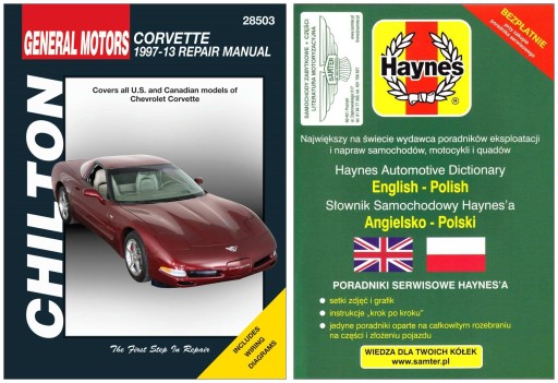 Chevrolet Corvette C5 C6 (1997-2013) руководство по ремонту Chilton + бесплатно 24 часа