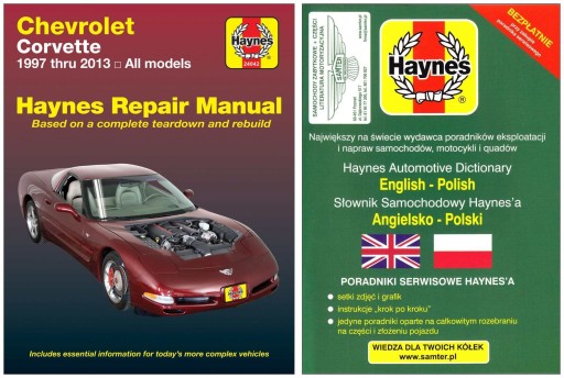Chevrolet Corvette C5 C6 (1997-2013) Haynes керівництво по ремонту + БЕЗКОШТОВНО 24 години