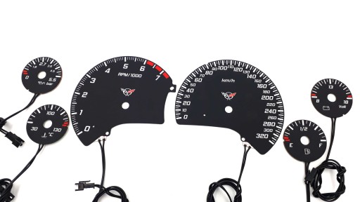 Цифры одометра Chevrolet Corvette C5 INDIGLO