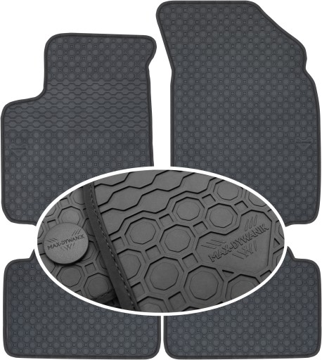 Гумові килимки Chevrolet Kalos HB 2004-2011 PrimeLiner - Чорні