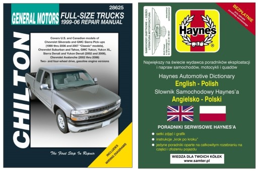 Chevrolet Silverado Tahoe Suburban Avalanche GMC Yukon Sierra Denali 99-06