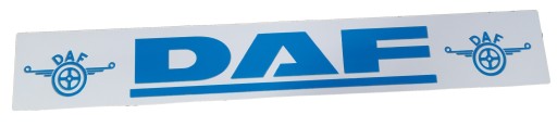 Брызговик полуприцепа DAF белый - СИНИЙ/СИНИЙ