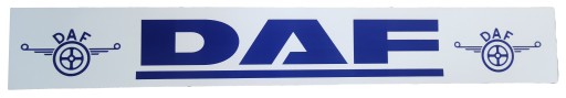 Брызговик полуприцеп DAF белый-темно-синий