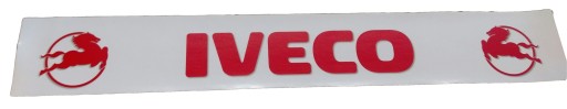 Брызговик фартук полуприцеп IVECO белый-красный