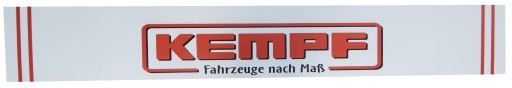 Брызговик полуприцеп KEMPF белый