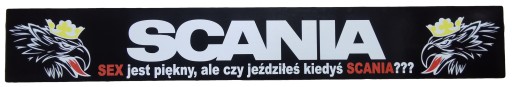 Брызговик секс-прицепа SCANIA прекрасен... черно-белые полосы