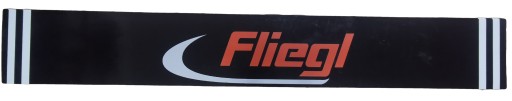 Брызговик прицепа FLIEGL, черно-бело-красные полосы