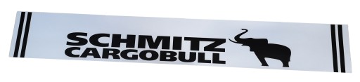 Брызговик для прицепа II SCHMITZ II бело-черный 240х35см слон
