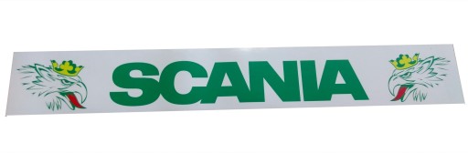 Брызговик фартук полуприцеп Scania белый