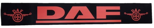 Брызговик полуприцепа черный принт DAF красный
