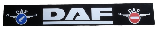 Брызговик прицепа, ЧЕРНЫЙ, печать DAF - запрет