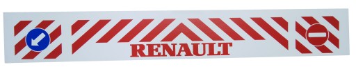 Брызговик полуприцепа RENAULT красный ордер-запрет