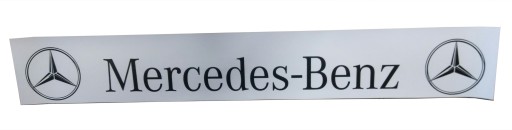 Брызговик прицепа с принтом MERCEDES БЕЛЫЙ