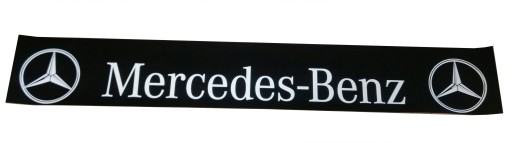 Брызговик полуприцепа черный с принтом MERCEDES