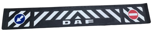 Брызговик прицепа DAF черный штампованный