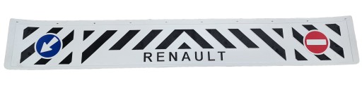 Бризговик до напівпричепа RENAULT, біле тиснення