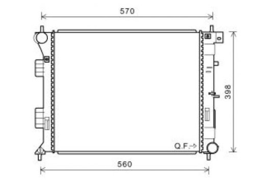 DCM3733 - Радіатор hyundai i30 11/2011-