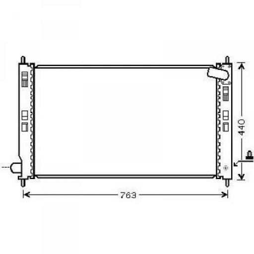 DCM2527 - Радиатор Мицубиси Аутлендер 11 2006 г.