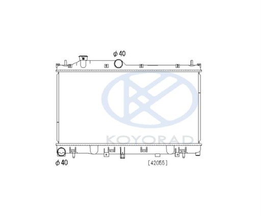 45119AL060 - Водяной радиатор Subaru Outback 14 - 18 Koyorad