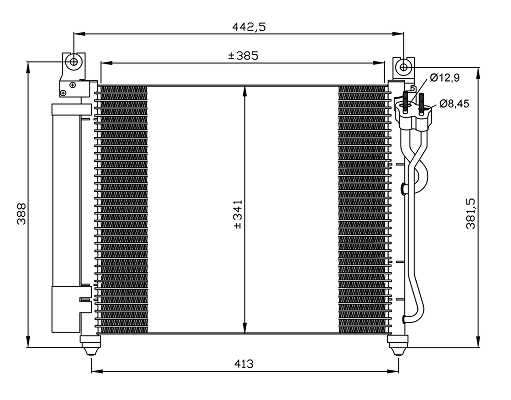 35888 - Радиатор кондиционера NRF NRF 35888