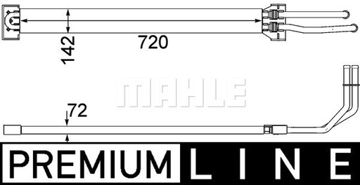 CLC 109 000P - Масляний радіатор рульової системи BEHR *** MAHLE CLC 109 000P