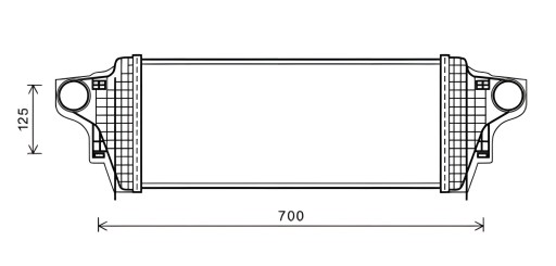 Охолоджувач повітря наддуву DCA1110
