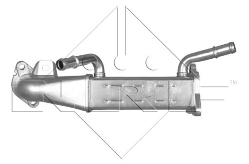 NRF 48351 - Радіатор вихлопних газів NRF NRF 48351