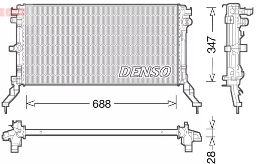 Кулер для води - DENSO DRM23039