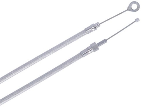 9389CM - Хромований трос зчеплення 168см Harley-Davidson 08-16 & 21-23 Touring, M8