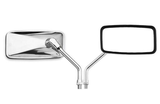 KEEPDSGN11008C01 - Хромовані прямокутні мотоциклетні дзеркала заднього виду універсальні M10