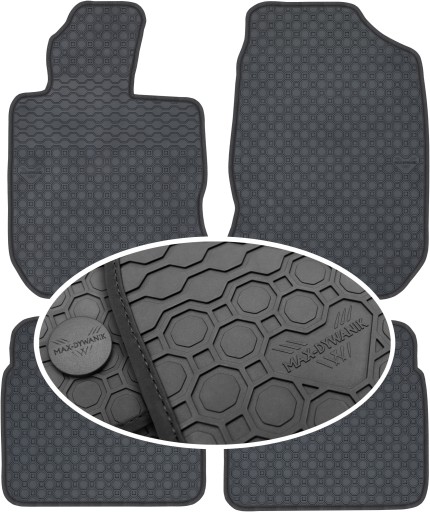 Chrysler PT Cruiser 2000-2010 гумові килимки PrimeLiner - Чорні