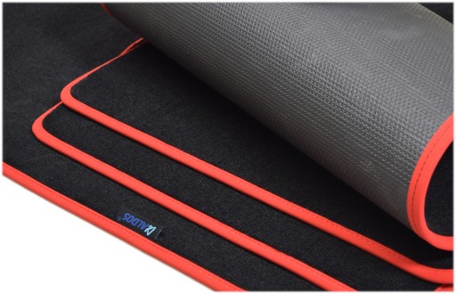 Chrysler Pacifica II 2017р - 7 осіб Килимки Gold Red Nubuck