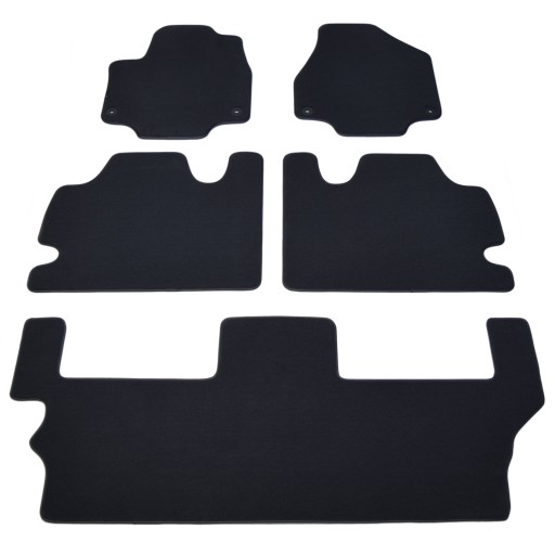 Chrysler Pacifica II 2017 р.в - 7 осіб Золоті чорні килимки + окантовка