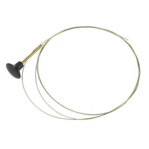 010963P - Трос / трос заслонки 2680мм с черной ручкой Т14