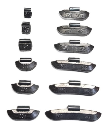 Свинцева шипована гиря для сталевих дисків 45г 50 шт