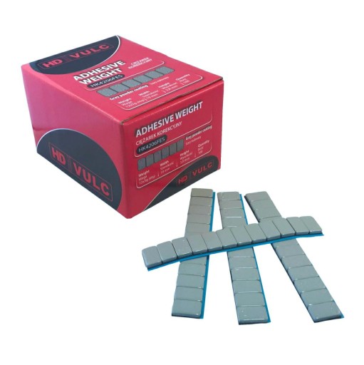 Приклеенный стальной грузик для алюминиевых дисков HD VULC Тип HK4206 (Fe) серый