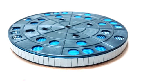 Грузик из клееной, окрашенной стали, рулон 6 кг, широкая лента HLH.