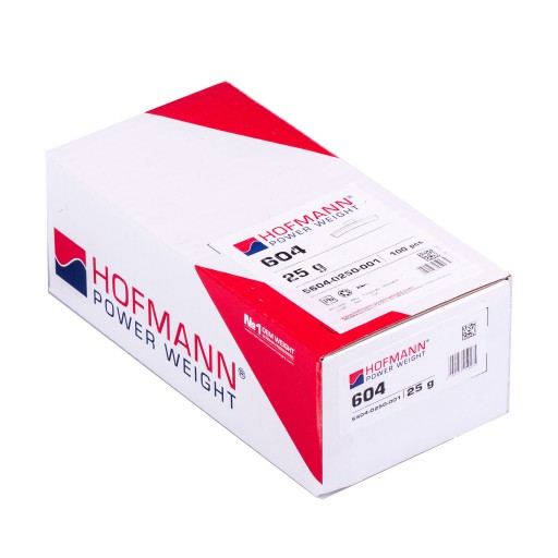 Тягарці вагою 25 г прикріплені до оригінальних алюмінієвих дисків HOFMANN