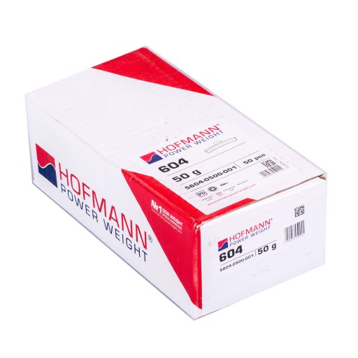 Тягарці вагою 55 г прикріплені до оригінальних алюмінієвих дисків HOFMANN