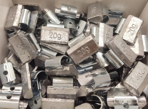 Обважнювачі свинцеві Обтяжувач свинцевий Pb для алюмінієвих дисків 20гр 100шт