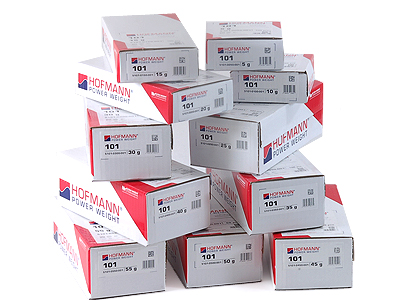 Грузила для стальных дисков HOFMANN 5-55g=950sztPb