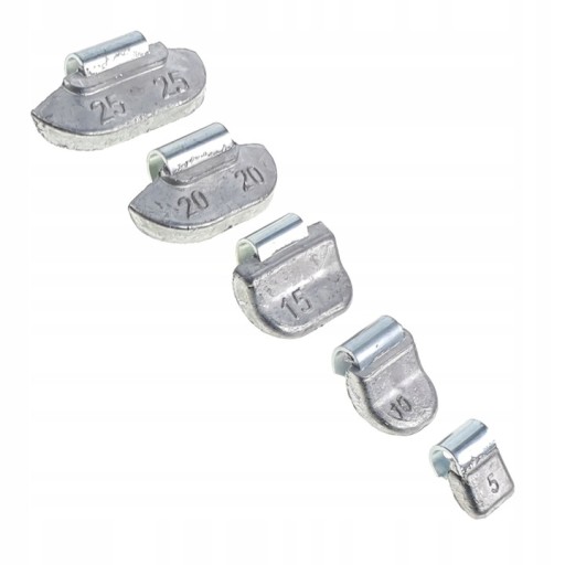 Набір сталевих колісних ваг від 5 г до 25 г