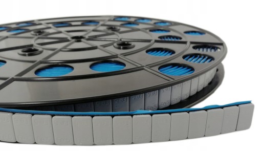 Гири приклеенные Рулон 1200Х5г С покрытием СЕРЫЙ 6кг