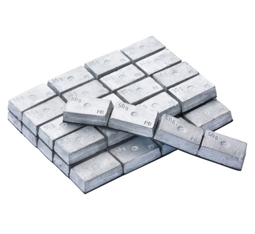 Клееные грузила для грузовых колес 10шт 4х50г