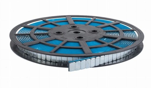 Приклеенные оцинкованные грузики FE 5 г x 1200 для катушки с алюминиевыми дисками
